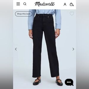 Madewell, “the perfect vintage wide-leg jean”, size 24, like new, only worn once